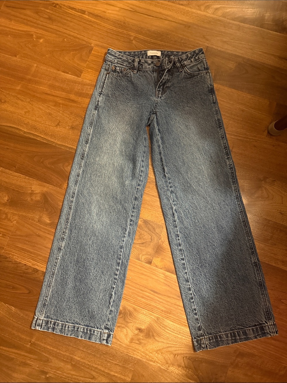 Pacsun Casey Low Rise - Pac Sun  Wide Leg Jeans in Classic Blue